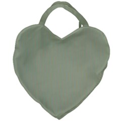 Background Pattern Green Giant Heart Shaped Tote by Sapixe