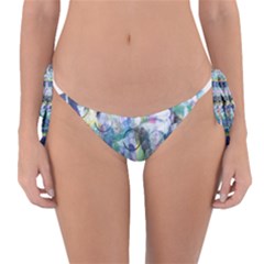 Background Color Circle Pattern Reversible Bikini Bottom by Sapixe