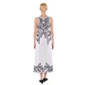 Bouquet Flower Decoration Pattern Sleeveless Maxi Dress View2