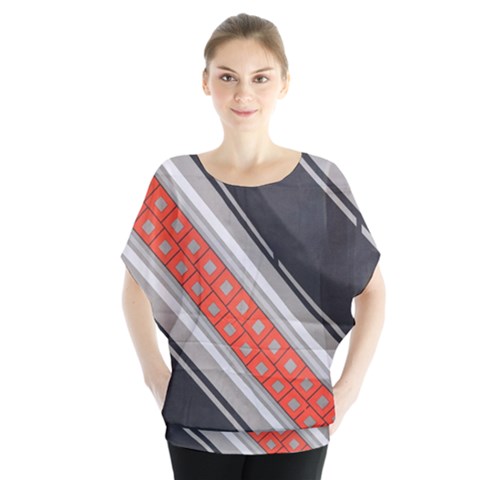 Bed Linen Microfibre Pattern Blouse by Sapixe