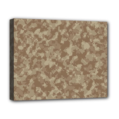 Camouflage Tarn Texture Pattern Deluxe Canvas 20  X 16   by Sapixe