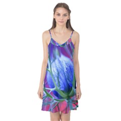 Blue Flowers With Thorns Camis Nightgown