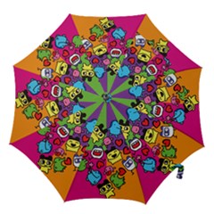 Cartoon Pattern Hook Handle Umbrellas (large)