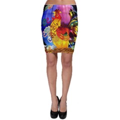 Chinese Zodiac Signs Bodycon Skirt