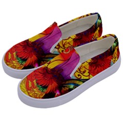 Chinese Zodiac Signs Kids  Canvas Slip Ons