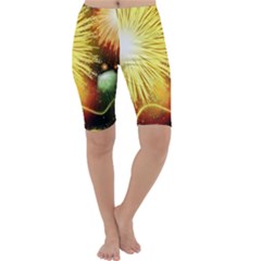 Celebration Colorful Fireworks Beautiful Cropped Leggings  by Sapixe