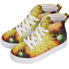 Celebration Colorful Fireworks Beautiful Kid s Hi-top Skate Sneakers by Sapixe