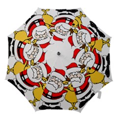 Christmas Santa Claus Hook Handle Umbrellas (medium)