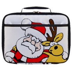 Christmas Santa Claus Full Print Lunch Bag by Sapixe