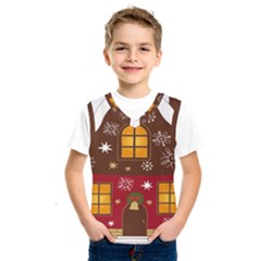 Christmas House Clipart Kids  Sportswear