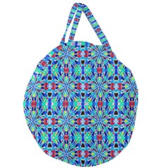 Artwork By Patrick-colorful-26 Giant Round Zipper Tote by ArtworkByPatrick