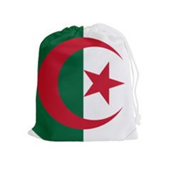 Roundel Of Algeria Air Force Drawstring Pouches (extra Large) by abbeyz71