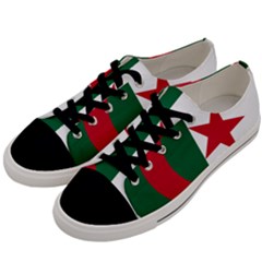 Roundel Of Algeria Air Force Men s Low Top Canvas Sneakers by abbeyz71