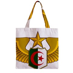 Badge Of The Algerian Air Force  Zipper Grocery Tote Bag by abbeyz71