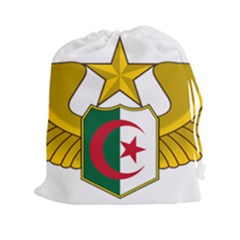 Badge Of The Algerian Air Force  Drawstring Pouches (xxl) by abbeyz71