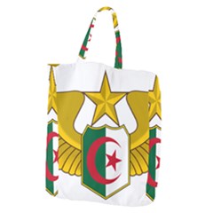 Badge Of The Algerian Air Force  Giant Grocery Zipper Tote by abbeyz71