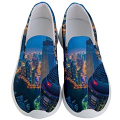City Dubai Photograph From The Top Of Skyscrapers United Arab Emirates Men s Lightweight Slip Ons