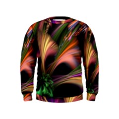 Color Burst Abstract Kids  Sweatshirt