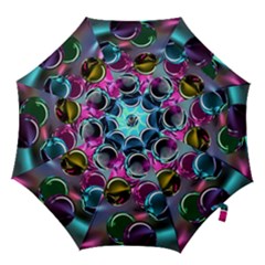 Colorful Balls Of Glass 3d Hook Handle Umbrellas (large)