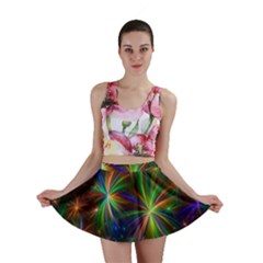 Colorful Firework Celebration Graphics Mini Skirt