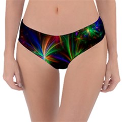 Colorful Firework Celebration Graphics Reversible Classic Bikini Bottoms