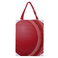 Cricket Ball Classic Tote Bag