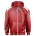 Cricket Ball Men s Zipper Hoodie View1