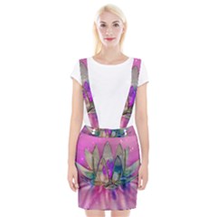 Crystal Flower Braces Suspender Skirt