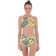 Background Vintage Desktop Color Bandaged Up Bikini Set 