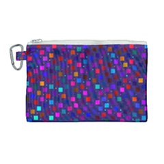 Squares Square Background Abstract Canvas Cosmetic Bag (large)