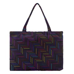 Lines Line Background Medium Tote Bag