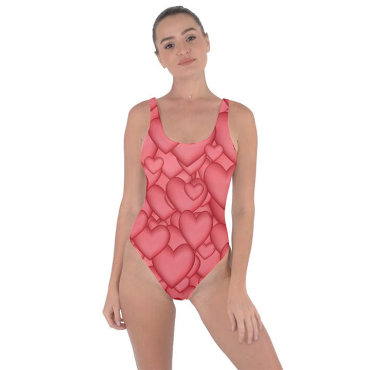 Background Hearts Love Bring Sexy Back Swimsuit