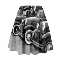 Vehicle Car Transportation Vintage High Waist Skirt