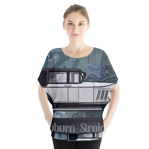 Vintage Car Automobile Auburn Blouse by Nexatart