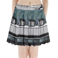 Vintage Car Automobile Auburn Pleated Mini Skirt by Nexatart