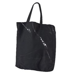 Black Marble Tiles Rock Stone Statues Giant Grocery Zipper Tote by Nexatart