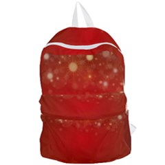Background Abstract Christmas Foldable Lightweight Backpack