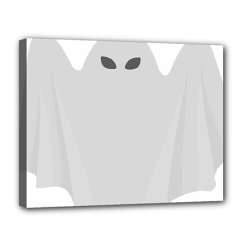 Ghost Halloween Spooky Horror Fear Canvas 14  X 11  by Nexatart