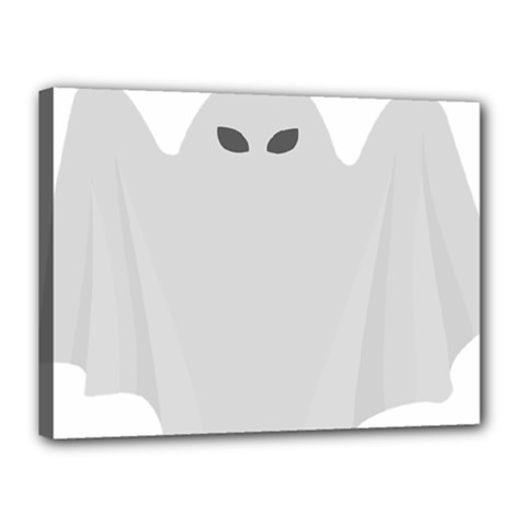Ghost Halloween Spooky Horror Fear Canvas 16  X 12  by Nexatart