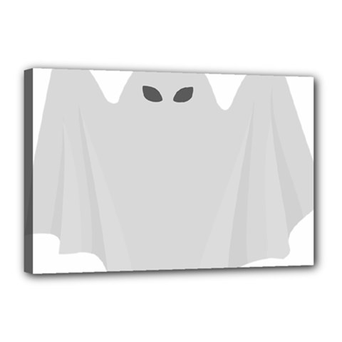 Ghost Halloween Spooky Horror Fear Canvas 18  X 12  by Nexatart