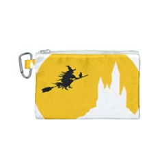 Castle Cat Evil Female Fictiona Canvas Cosmetic Bag (small)