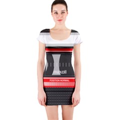 Compact Cassette Musicassette Mc Short Sleeve Bodycon Dress by Nexatart