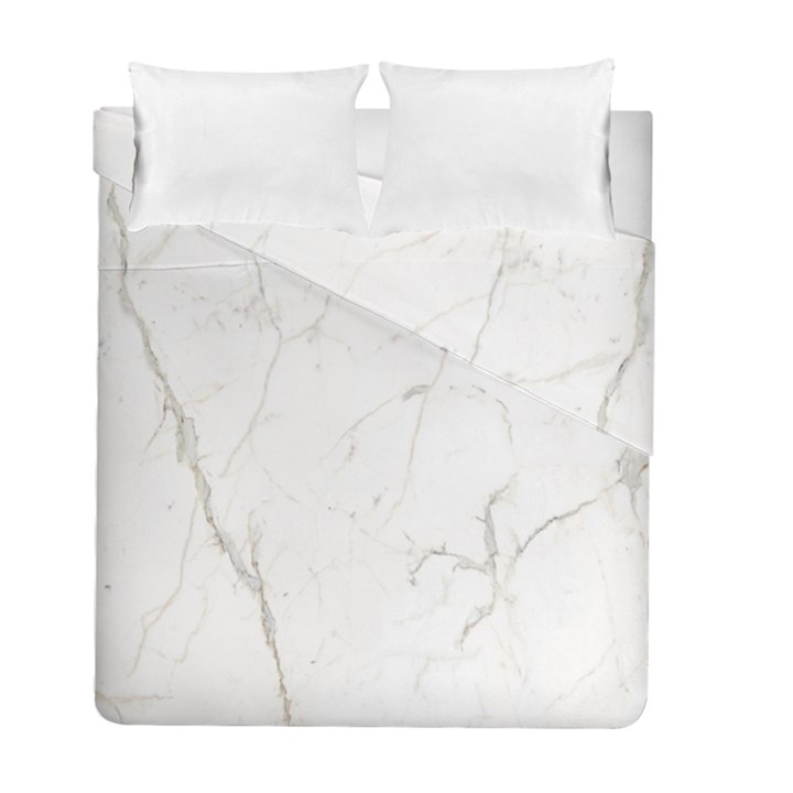 White Marble Tiles Rock Stone Statues Duvet Cover Double Side (Full/ Double Size)