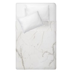White Marble Tiles Rock Stone Statues Duvet Cover Double Side (single Size) by Nexatart