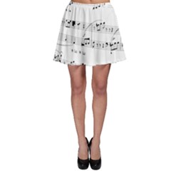 Abuse Background Monochrome My Bits Skater Skirt by Nexatart