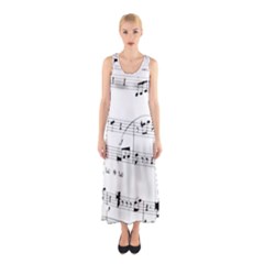 Abuse Background Monochrome My Bits Sleeveless Maxi Dress by Nexatart