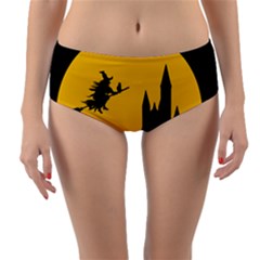 Castle Cat Evil Female Fictional Reversible Mid-waist Bikini Bottoms