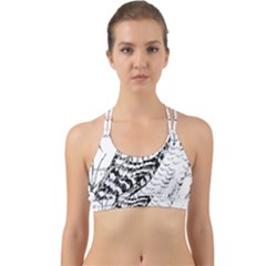 Animal Bird Forest Nature Owl Back Web Sports Bra