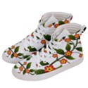 Flower Branch Nature Leaves Plant Women s Hi-Top Skate Sneakers View2