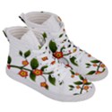 Flower Branch Nature Leaves Plant Women s Hi-Top Skate Sneakers View3